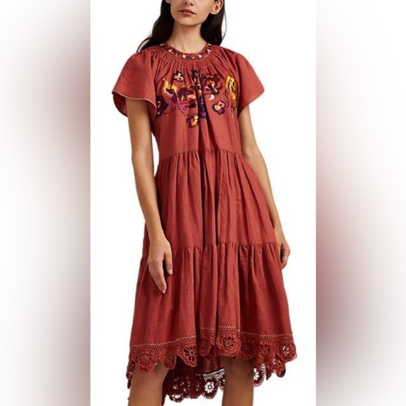 Ulla Johnson Floral embroidery dress - Picture 15 of 16